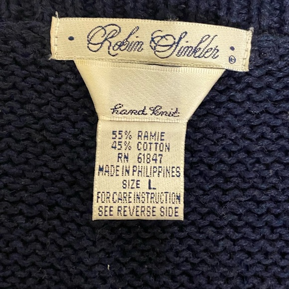 Hand-knit Robin Sinkler Texas cardigan - Picture 4 of 5